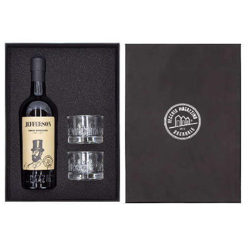 Amaro Jefferson – Confezione Regalo con Bicchieri